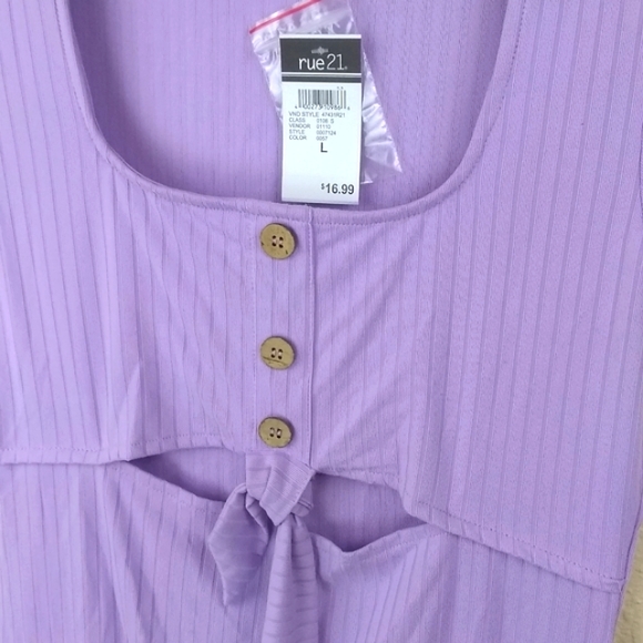 NWT Lavender T-shirt Dress - Picture 3 of 3